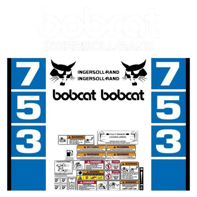 Stickerset Bobcat 753 Ingersoll