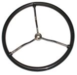 Steering Wheel with Metal Spokes