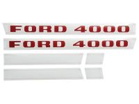 Stickerset Ford 4000