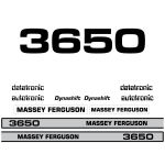 Stickerset Massey Ferguson 3650