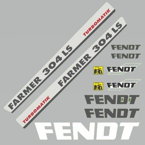 Stickerset Fendt Farmer 304 LS