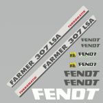 Stickerset Fendt Farmer 307 LSA Turbomatik