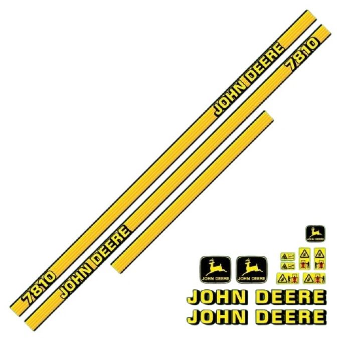 Stickerset John Deere 7810