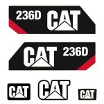 Stickerset Caterpillar CAT 236D