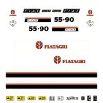 Stickerset Fiat 55-90