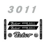 Stickerset Zetor 3011