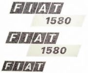 Kit autocollants latéraux Fiat 1580