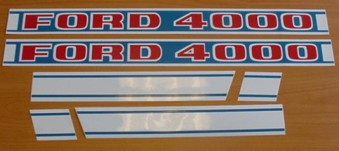 Ford 4000 stickerset