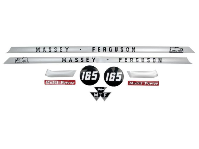 Kit autocollants Massey Ferguson 165