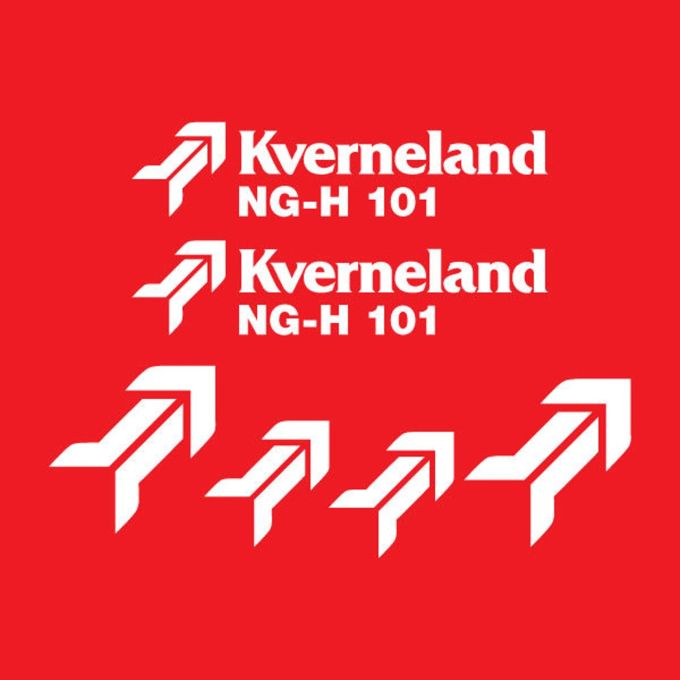 Stickerset Kverneland NG-H 101