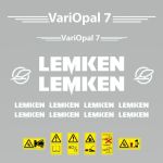 Stickerset Lemken VariOpal 7