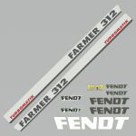 Stickerset Fendt Farmer 312 Turbomatik