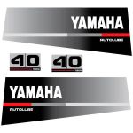 Stickerset Yamaha 40 Autolube Outboard