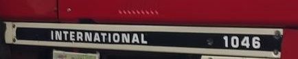 Decal kit  International 1046
