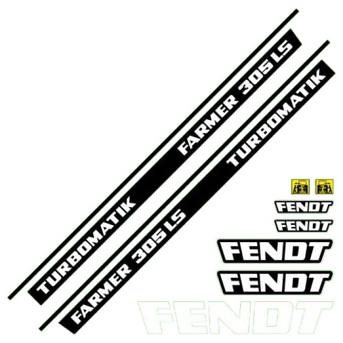 Stickerset Fendt 305 LS