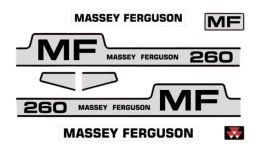 Stickerset Massey Ferguson 260