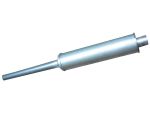 6260 Uitlaatdemper 51 mm zilver 7700641942