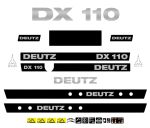 Stickerset Deutz DX 110