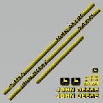 Stickerset John Deere 7400