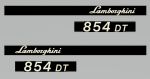 Stickerset Lamborghini 854 DT