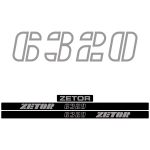 Stickerset Zetor 6320