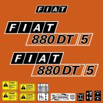 Stickerset Fiat 880 DT 5