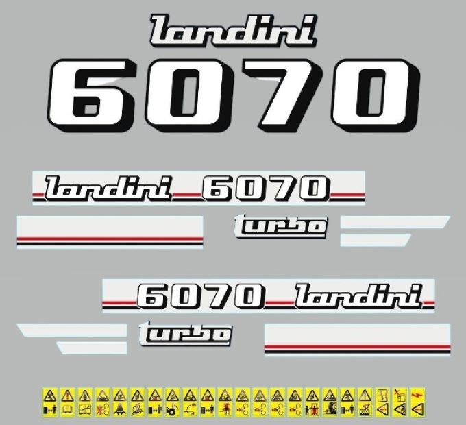 Stickerset Landini 6070