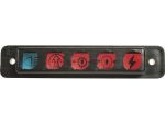 Barre témoins tableau bord nue