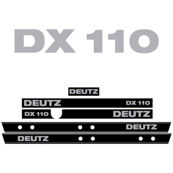 Stickerset Deutz DX 110