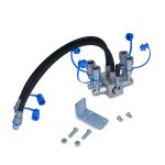 SPH330040 Hydraulisch omschakelventiel 6-weg 2 naar 4 – verlengd met 75 cm slangen