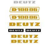 Stickerset Deutz D100-06