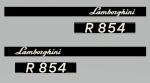 Stickerset Lamborghini R 854