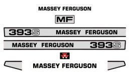 Stickerset Massey Ferguson 393 S