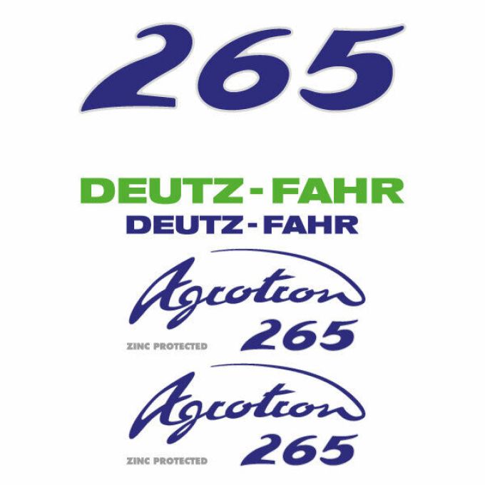 Stickerset Deutz-Fahr Agrotron 265