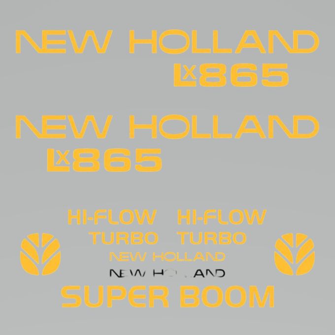 Stickerset New Holland LX 865