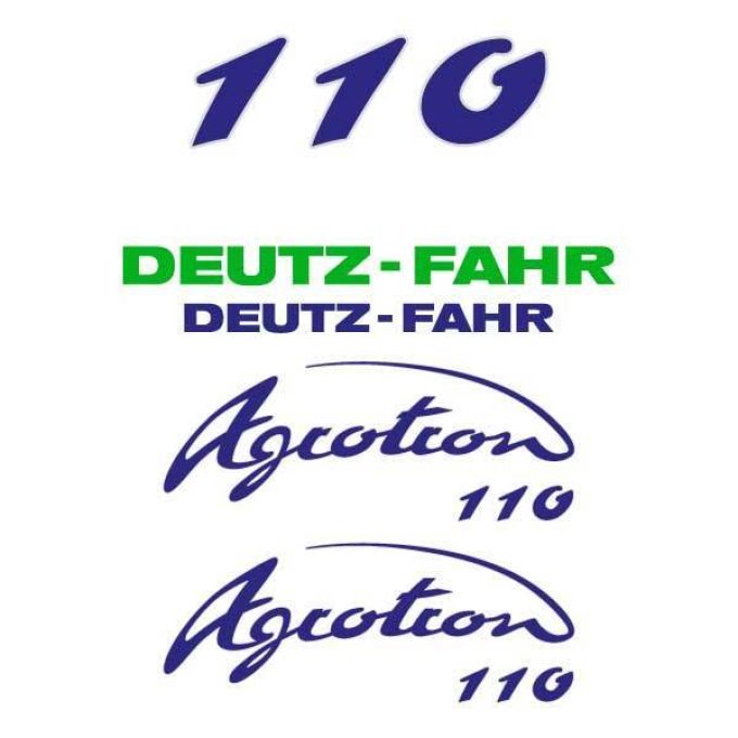 Stickerset Deutz-Fahr Agrotron 110