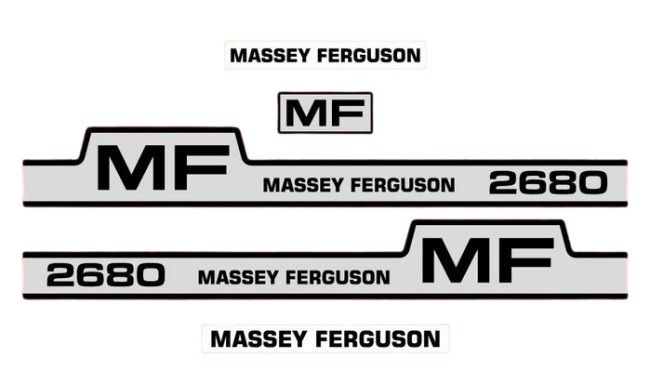 Decal Kit Massey Ferguson 2680