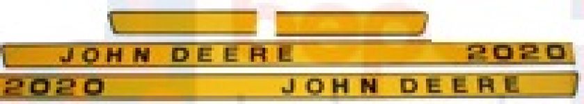Typenschild John Deere 2020