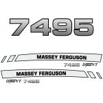 Stickerset Massey Ferguson 7495