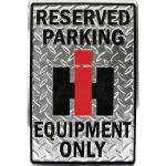 Bord "IH reserved parking"