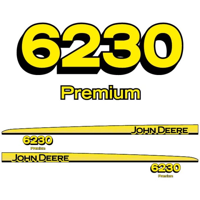 Stickerset John Deere 6230