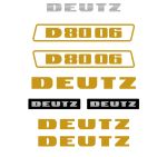 Stickerset Deutz D80-06