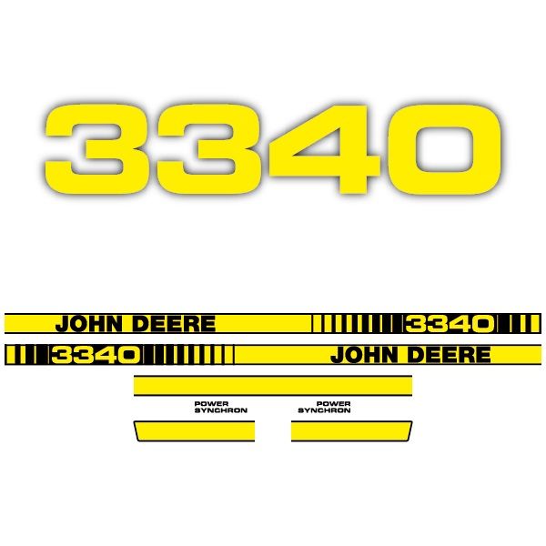 Decal Kit John Deere 3340