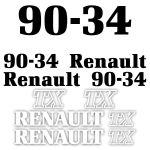 Stickerset Renault 90-34 TX
