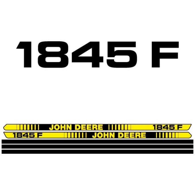 Stickerset John Deere 1845 F