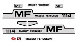 Stickerset Massey Ferguson 1114