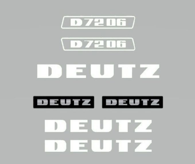 Stickerset Deutz D72-06