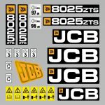 Stickerset JCB 8025 CTS