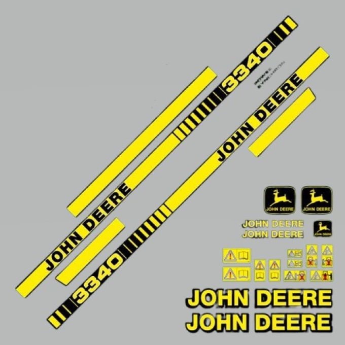 Typenschild John Deere 3340