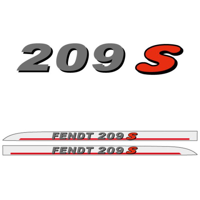 Stickerset Fendt 209 S